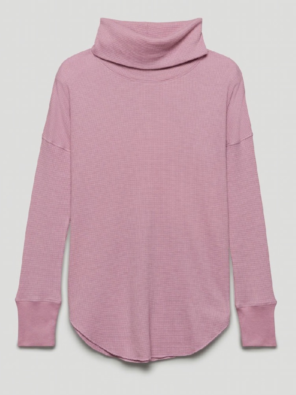 Aritzia Babaton Thermal Cowlneck Sweater Top Soft Orchid Size Medium
